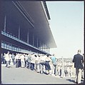 [162 Views of the Aqueduct Raceway for Unpublished Sports Illustrated Article], Walker Evans (American, St. Louis, Missouri 1903–1975 New Haven, Connecticut), Color film transparency