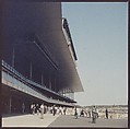 [162 Views of the Aqueduct Raceway for Unpublished Sports Illustrated Article], Walker Evans (American, St. Louis, Missouri 1903–1975 New Haven, Connecticut), Color film transparency