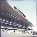 [162 Views of the Aqueduct Raceway for Unpublished Sports Illustrated Article], Walker Evans (American, St. Louis, Missouri 1903–1975 New Haven, Connecticut), Color film transparency