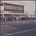 [162 Views of the Aqueduct Raceway for Unpublished Sports Illustrated Article], Walker Evans (American, St. Louis, Missouri 1903–1975 New Haven, Connecticut), Color film transparency