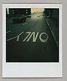 [Street Lettering: "ONLY"], Walker Evans  American, Instant internal dye diffusion transfer print (Polaroid SX-70)
