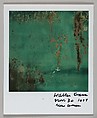 [Rusted Metal], Walker Evans  American, Instant internal dye diffusion transfer print (Polaroid SX-70)