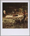 [Graveyard with Floral Arrangements], Walker Evans  American, Instant internal dye diffusion transfer print (Polaroid SX-70)