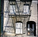 [227 Views of Buildings and Brooklyn Bridge for Fortune Article "On the Waterfront"], Walker Evans (American, St. Louis, Missouri 1903–1975 New Haven, Connecticut), Color film transparency
