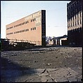 [227 Views of Buildings and Brooklyn Bridge for Fortune Article "On the Waterfront"], Walker Evans (American, St. Louis, Missouri 1903–1975 New Haven, Connecticut), Color film transparency