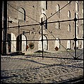 [227 Views of Buildings and Brooklyn Bridge for Fortune Article "On the Waterfront"], Walker Evans (American, St. Louis, Missouri 1903–1975 New Haven, Connecticut), Color film transparency