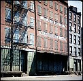 [227 Views of Buildings and Brooklyn Bridge for Fortune Article "On the Waterfront"], Walker Evans (American, St. Louis, Missouri 1903–1975 New Haven, Connecticut), Color film transparency