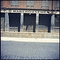 [227 Views of Buildings and Brooklyn Bridge for Fortune Article "On the Waterfront"], Walker Evans (American, St. Louis, Missouri 1903–1975 New Haven, Connecticut), Color film transparency