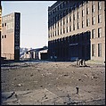 [227 Views of Buildings and Brooklyn Bridge for Fortune Article "On the Waterfront"], Walker Evans (American, St. Louis, Missouri 1903–1975 New Haven, Connecticut), Color film transparency