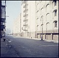 [227 Views of Buildings and Brooklyn Bridge for Fortune Article "On the Waterfront"], Walker Evans (American, St. Louis, Missouri 1903–1975 New Haven, Connecticut), Color film transparency