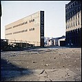 [227 Views of Buildings and Brooklyn Bridge for Fortune Article "On the Waterfront"], Walker Evans (American, St. Louis, Missouri 1903–1975 New Haven, Connecticut), Color film transparency