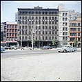 [227 Views of Buildings and Brooklyn Bridge for Fortune Article "On the Waterfront"], Walker Evans (American, St. Louis, Missouri 1903–1975 New Haven, Connecticut), Color film transparency