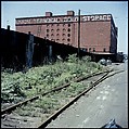 [227 Views of Buildings and Brooklyn Bridge for Fortune Article "On the Waterfront"], Walker Evans (American, St. Louis, Missouri 1903–1975 New Haven, Connecticut), Color film transparency