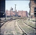 [227 Views of Buildings and Brooklyn Bridge for Fortune Article "On the Waterfront"], Walker Evans (American, St. Louis, Missouri 1903–1975 New Haven, Connecticut), Color film transparency