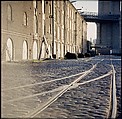 [227 Views of Buildings and Brooklyn Bridge for Fortune Article "On the Waterfront"], Walker Evans (American, St. Louis, Missouri 1903–1975 New Haven, Connecticut), Color film transparency