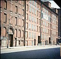[227 Views of Buildings and Brooklyn Bridge for Fortune Article "On the Waterfront"], Walker Evans (American, St. Louis, Missouri 1903–1975 New Haven, Connecticut), Color film transparency