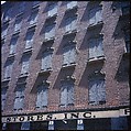 [227 Views of Buildings and Brooklyn Bridge for Fortune Article "On the Waterfront"], Walker Evans (American, St. Louis, Missouri 1903–1975 New Haven, Connecticut), Color film transparency