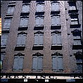 [227 Views of Buildings and Brooklyn Bridge for Fortune Article "On the Waterfront"], Walker Evans (American, St. Louis, Missouri 1903–1975 New Haven, Connecticut), Color film transparency