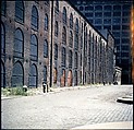 [227 Views of Buildings and Brooklyn Bridge for Fortune Article "On the Waterfront"], Walker Evans (American, St. Louis, Missouri 1903–1975 New Haven, Connecticut), Color film transparency