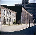 [227 Views of Buildings and Brooklyn Bridge for Fortune Article "On the Waterfront"], Walker Evans (American, St. Louis, Missouri 1903–1975 New Haven, Connecticut), Color film transparency