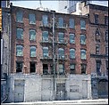 [227 Views of Buildings and Brooklyn Bridge for Fortune Article "On the Waterfront"], Walker Evans (American, St. Louis, Missouri 1903–1975 New Haven, Connecticut), Color film transparency