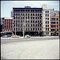 [227 Views of Buildings and Brooklyn Bridge for Fortune Article "On the Waterfront"], Walker Evans (American, St. Louis, Missouri 1903–1975 New Haven, Connecticut), Color film transparency