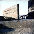 [227 Views of Buildings and Brooklyn Bridge for Fortune Article "On the Waterfront"], Walker Evans (American, St. Louis, Missouri 1903–1975 New Haven, Connecticut), Color film transparency