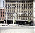 [227 Views of Buildings and Brooklyn Bridge for Fortune Article "On the Waterfront"], Walker Evans (American, St. Louis, Missouri 1903–1975 New Haven, Connecticut), Color film transparency