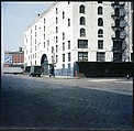 [227 Views of Buildings and Brooklyn Bridge for Fortune Article "On the Waterfront"], Walker Evans (American, St. Louis, Missouri 1903–1975 New Haven, Connecticut), Color film transparency