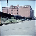 [227 Views of Buildings and Brooklyn Bridge for Fortune Article "On the Waterfront"], Walker Evans (American, St. Louis, Missouri 1903–1975 New Haven, Connecticut), Color film transparency