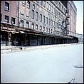 [227 Views of Buildings and Brooklyn Bridge for Fortune Article "On the Waterfront"], Walker Evans (American, St. Louis, Missouri 1903–1975 New Haven, Connecticut), Color film transparency