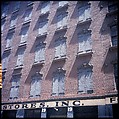 [227 Views of Buildings and Brooklyn Bridge for Fortune Article "On the Waterfront"], Walker Evans (American, St. Louis, Missouri 1903–1975 New Haven, Connecticut), Color film transparency