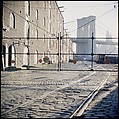 [227 Views of Buildings and Brooklyn Bridge for Fortune Article "On the Waterfront"], Walker Evans (American, St. Louis, Missouri 1903–1975 New Haven, Connecticut), Color film transparency