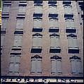 [227 Views of Buildings and Brooklyn Bridge for Fortune Article "On the Waterfront"], Walker Evans (American, St. Louis, Missouri 1903–1975 New Haven, Connecticut), Color film transparency