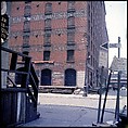 [227 Views of Buildings and Brooklyn Bridge for Fortune Article "On the Waterfront"], Walker Evans (American, St. Louis, Missouri 1903–1975 New Haven, Connecticut), Color film transparency