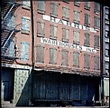 [227 Views of Buildings and Brooklyn Bridge for Fortune Article "On the Waterfront"], Walker Evans (American, St. Louis, Missouri 1903–1975 New Haven, Connecticut), Color film transparency