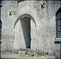 [227 Views of Buildings and Brooklyn Bridge for Fortune Article "On the Waterfront"], Walker Evans (American, St. Louis, Missouri 1903–1975 New Haven, Connecticut), Color film transparency