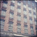 [227 Views of Buildings and Brooklyn Bridge for Fortune Article "On the Waterfront"], Walker Evans (American, St. Louis, Missouri 1903–1975 New Haven, Connecticut), Color film transparency