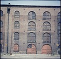 [227 Views of Buildings and Brooklyn Bridge for Fortune Article "On the Waterfront"], Walker Evans (American, St. Louis, Missouri 1903–1975 New Haven, Connecticut), Color film transparency