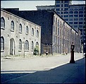 [227 Views of Buildings and Brooklyn Bridge for Fortune Article "On the Waterfront"], Walker Evans (American, St. Louis, Missouri 1903–1975 New Haven, Connecticut), Color film transparency