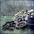[192 Views of Junked Cars for Fortune Article "The Auto Junkyard"], Walker Evans (American, St. Louis, Missouri 1903–1975 New Haven, Connecticut), Color film transparency