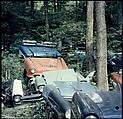 [192 Views of Junked Cars for Fortune Article "The Auto Junkyard"], Walker Evans (American, St. Louis, Missouri 1903–1975 New Haven, Connecticut), Color film transparency