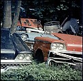 [192 Views of Junked Cars for Fortune Article "The Auto Junkyard"], Walker Evans (American, St. Louis, Missouri 1903–1975 New Haven, Connecticut), Color film transparency