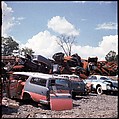 [192 Views of Junked Cars for Fortune Article "The Auto Junkyard"], Walker Evans (American, St. Louis, Missouri 1903–1975 New Haven, Connecticut), Color film transparency
