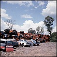 [192 Views of Junked Cars for Fortune Article "The Auto Junkyard"], Walker Evans (American, St. Louis, Missouri 1903–1975 New Haven, Connecticut), Color film transparency