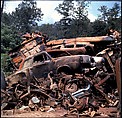 [192 Views of Junked Cars for Fortune Article "The Auto Junkyard"], Walker Evans (American, St. Louis, Missouri 1903–1975 New Haven, Connecticut), Color film transparency