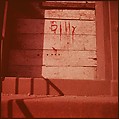 [41 Details of Signs and Buildings for Architectural Forum Article "Color Accidents"], Walker Evans (American, St. Louis, Missouri 1903–1975 New Haven, Connecticut), Color film transparency