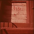 [41 Details of Signs and Buildings for Architectural Forum Article "Color Accidents"], Walker Evans (American, St. Louis, Missouri 1903–1975 New Haven, Connecticut), Color film transparency