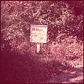 [235 Miscellaneous Views: Street Furniture, Signs, and Architectural Details], Walker Evans (American, St. Louis, Missouri 1903–1975 New Haven, Connecticut), Color film transparency and negative