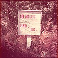 [235 Miscellaneous Views: Street Furniture, Signs, and Architectural Details], Walker Evans (American, St. Louis, Missouri 1903–1975 New Haven, Connecticut), Color film transparency and negative